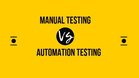 manual testing automation testing